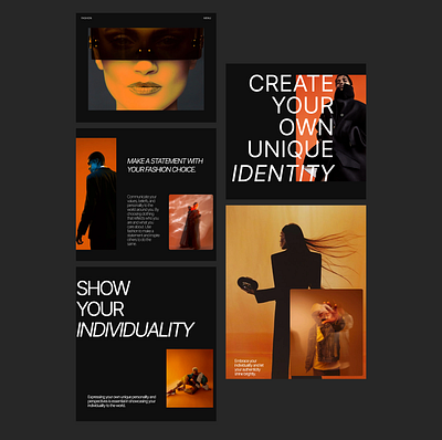 Fashion Design Exploration branding design fashion identity ui uiux ux web design website