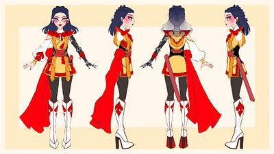 Character Turnaround character art character concept character design character illustration concept art illustration