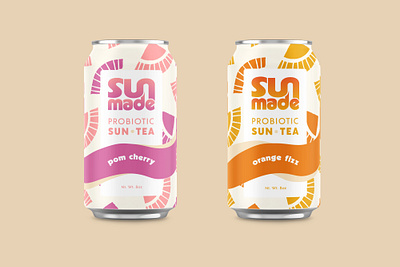 Sun Tea Branding & Packaging Design beverage design branding design graphic design label design logo logo design packaging design
