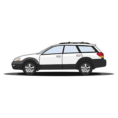 Larry the Subaru car graphic design illustration subaru vector