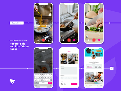 nowuknow - Recording and posting videos mobile mvps product design