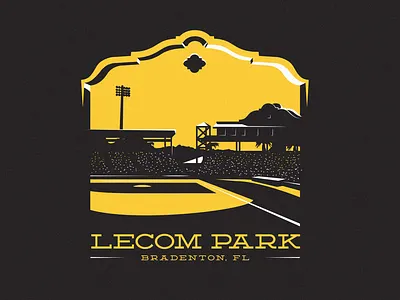 Lecom Stadium Illustration baseball florida lecom stadium