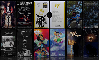 J Cole Albums as VHS Tapes album art album cover branding concept cover art design digital art j cole music art music cover photoshop product design vhs
