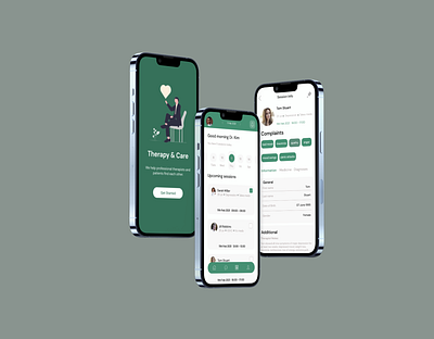 Mental Health App Clone app design typography ui ux