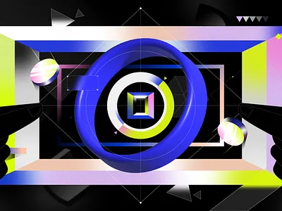 Abstract vector illustration with 3d object 3d abstract background branding business design glassmorphism graphic design illustration logo ui vector