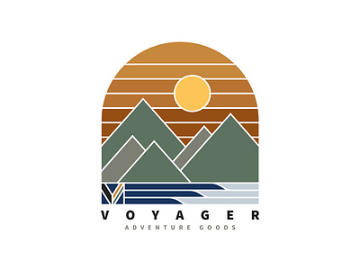 Apparel Graphic - Voyager apparel graphics outdoor apparel vector design voyager goods
