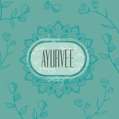 LOGO design "AYURVEE" branding design graphic design illustration logo typography vector