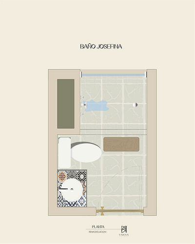 BAÑO JOSEFINA 1/2 design graphic design illustration