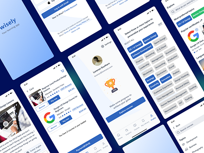 Wisely - Learning App design ui ux