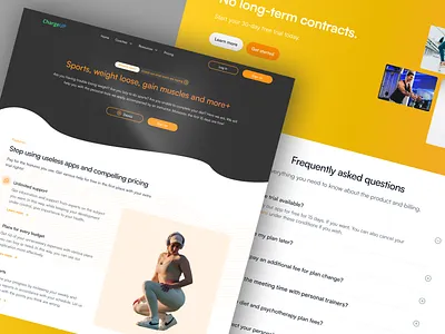 ChargeUp - Landing Page Design design ui ux