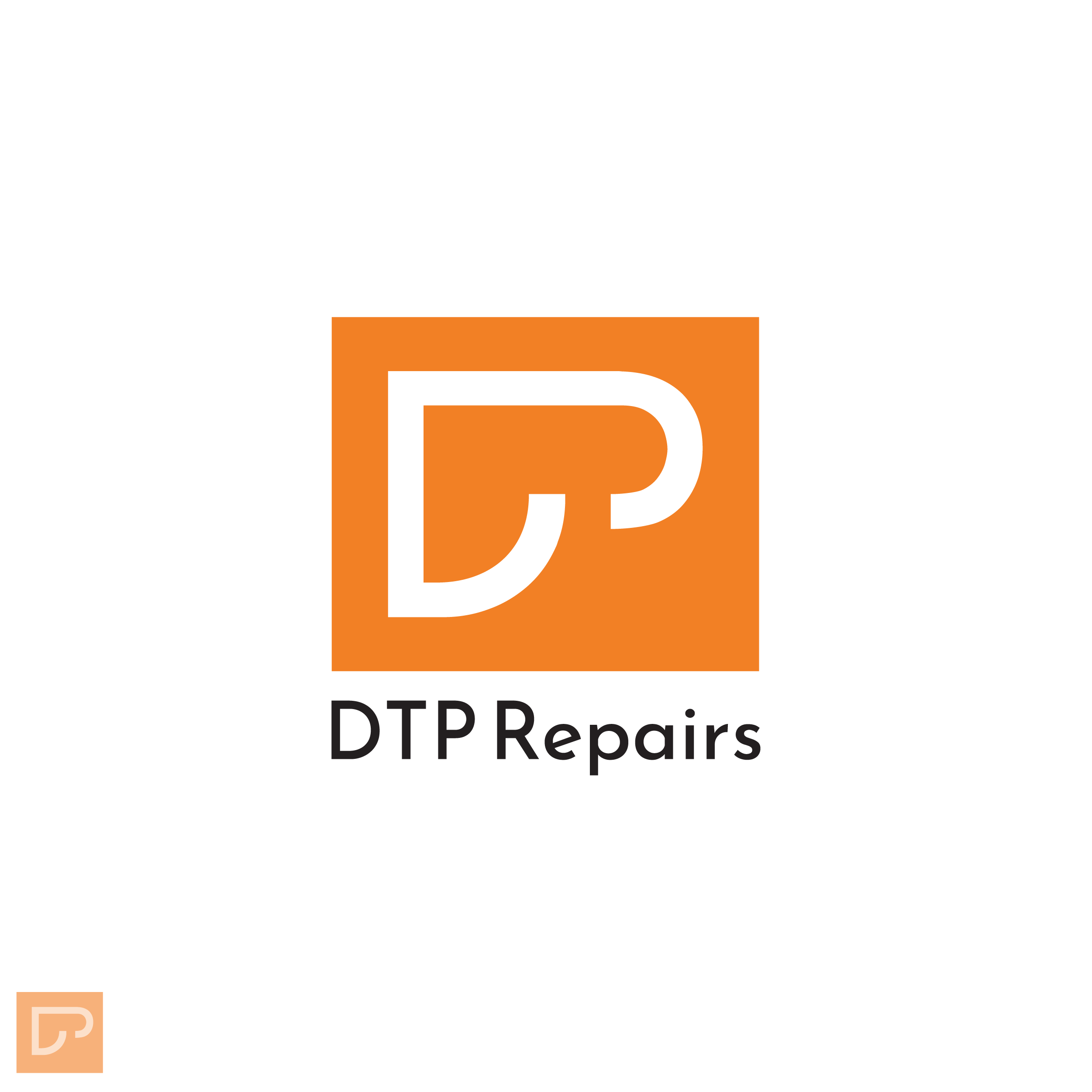 Branding: logo design, visual identity, Modern logo DTP Repairs app best logo branding buatuful business logo design funny logo graphic design illustration logo logo minimalist logo modern modern repairs logo typography ui ux vector