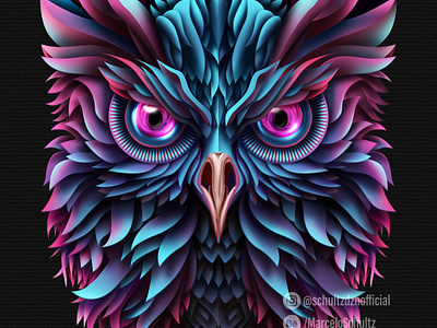 Abstract Owl - Teepublic T-shirt art 2d art 3d art artist design illustration owl t shirt tshirt vector