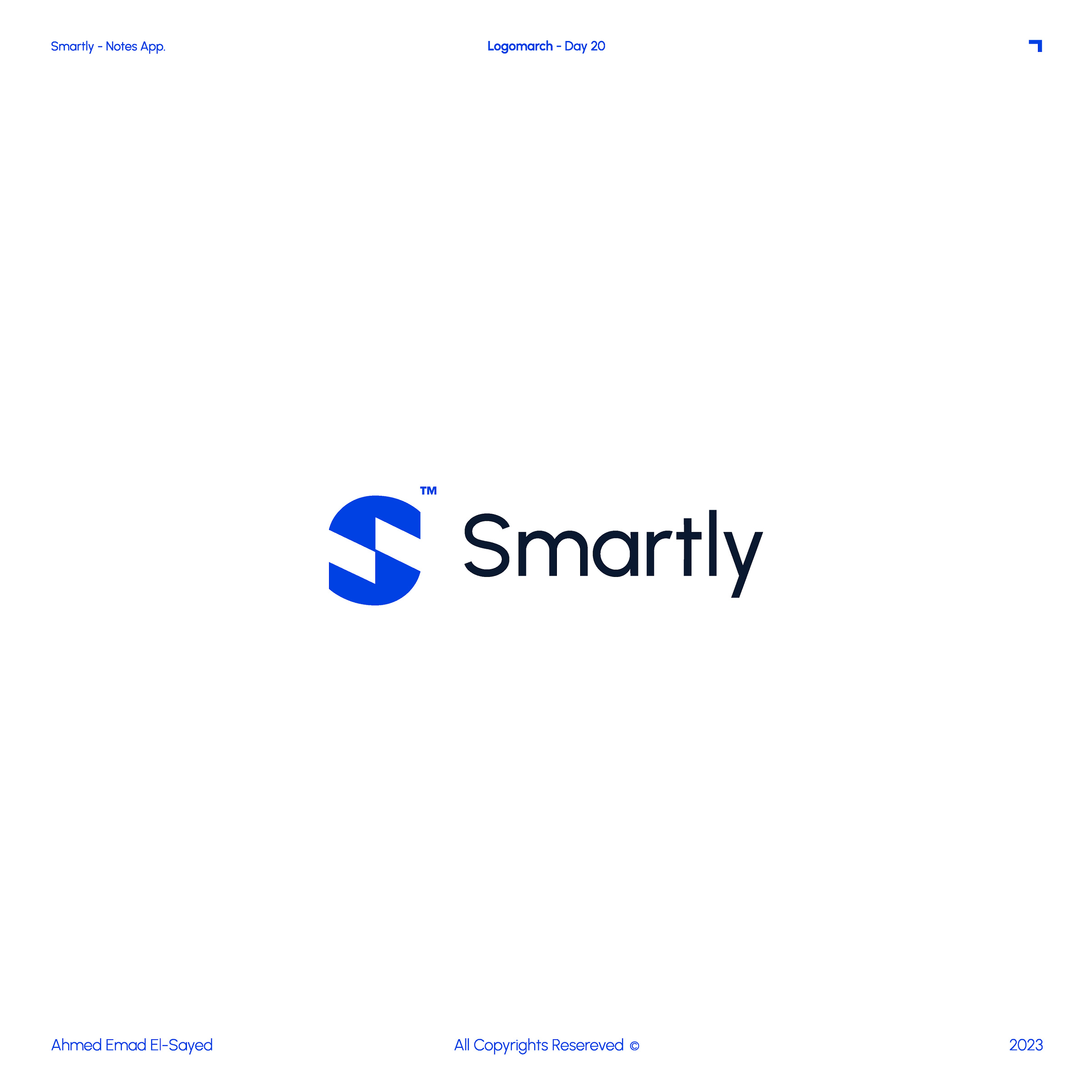 Smartly - Notes App Logo Design By Ahmed Emad On Dribbble