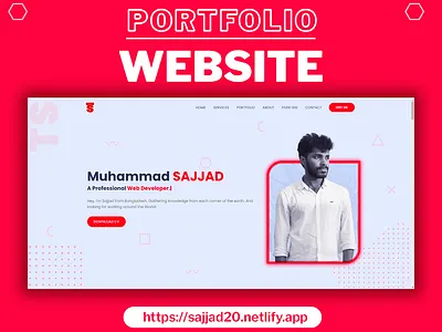 Personal Portfolio Website artist website css design graphic design html javascript landing page node node js personal website photographer portfolio website react js react website ui ux web design web development website