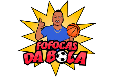 Logo "Fofocas da Bola" illustrator logo logotipo photoshop soccer vetor