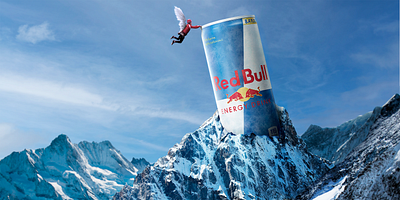 Image Manipulation-Red Bull advertising image design digitalart graphic design illustration photoshop