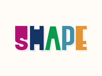 Shape Logo Exploration branding design figma illustration logo