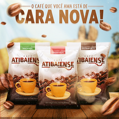 Café Atibaiense advertising image design digitalart graphic design image manipulation photoshop