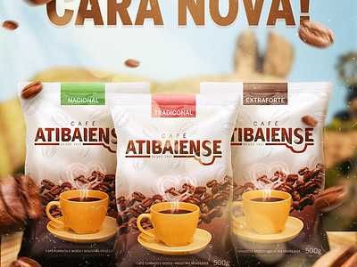 Café Atibaiense advertising image design digitalart graphic design image manipulation photoshop