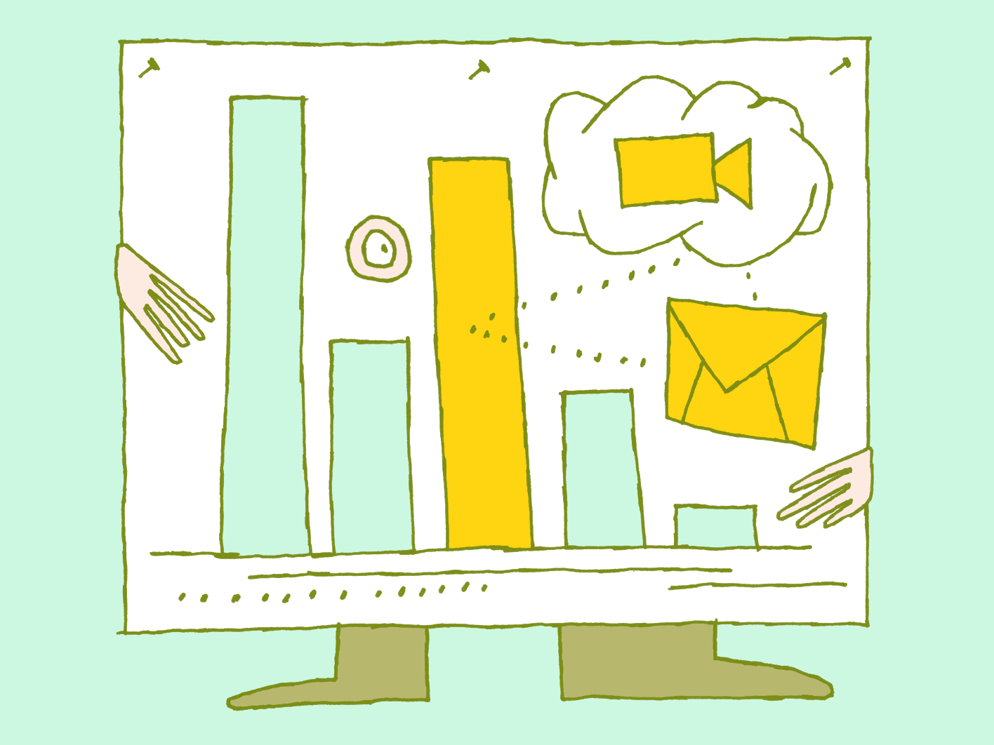 Interview statistics advertising art blog career character illustration editorial editorial illustration graphic design illustration interview job interview resume statistics zoom