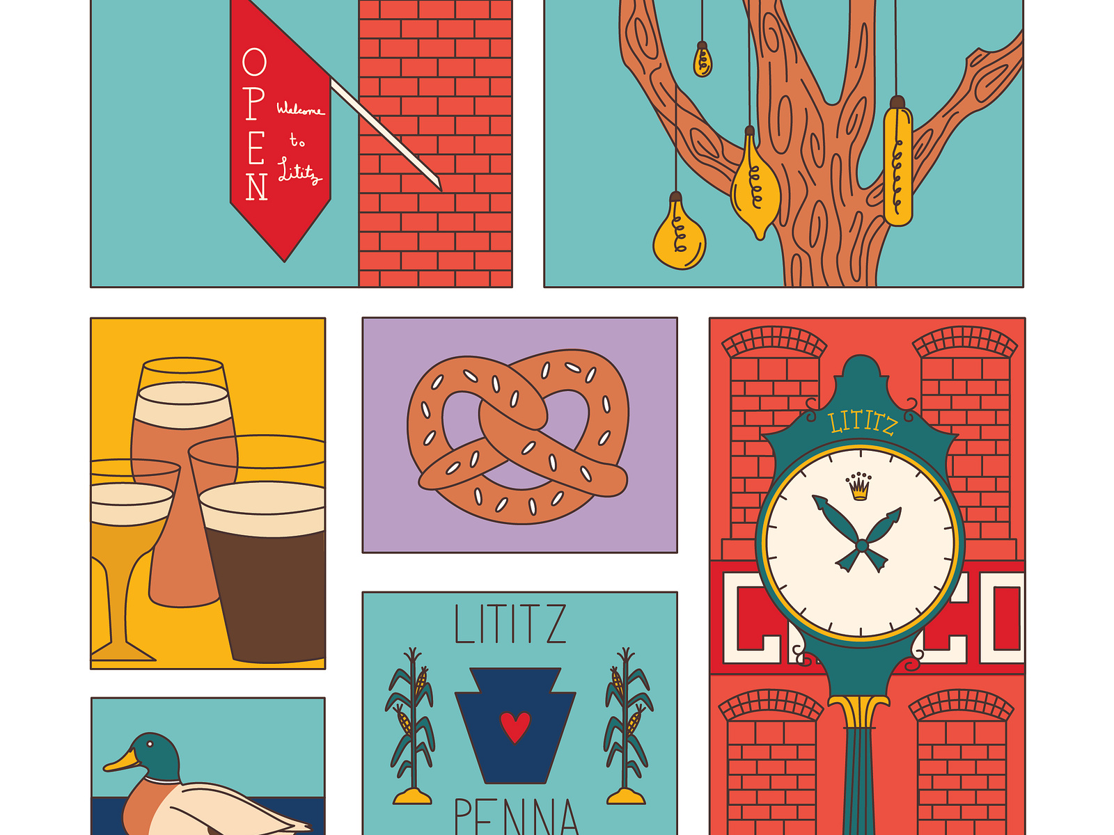 A Taste of Lititz by Ellie Dupler on Dribbble