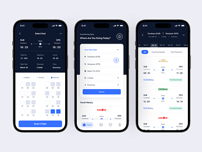 Flight Booking Mobile App airline airplane airport app app design appdesign boarding pass boardingpass booking flight mobile mobileapp mobiledesign pass plane reservation ticket transaction ui uidesign