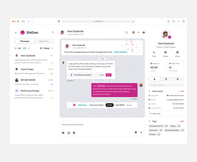 Chat Web UI dasboard design ui uidesign ux