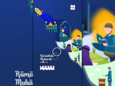 Motion Graphic Ramadan Mubarak 1444 H ad addesign animation branding designcommunity designguru graphic design illustration motion graphics