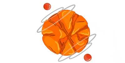 Planet orange alien orange planet rings space