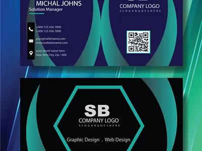 Business card https://dribbble.com/Badsha2 business card business card illustrated graphic design