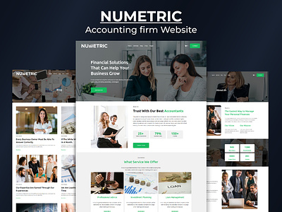 Numetric | Accounting Firm Website accounting accounting firm accounting website consulting design finance investment modern numetric online accounting professional squarespace squarespace websites template ui uiux website website for accounting