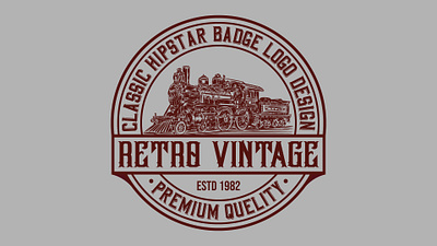 retro vintage logo design branding design graphic design illustration logo quelity design retro vintage typography vector vintage logo