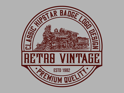 retro vintage logo design branding design graphic design illustration logo quelity design retro vintage typography vector vintage logo