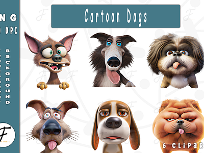 Cartoon Dogs cartoon dogs clipart dogs design dog clipart dogs funny animals funny clipart funny png graphic design illustration logo png dogs