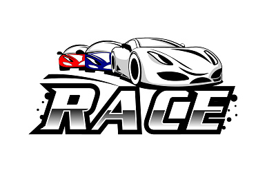 Auto Racing Sport Car Logo Design race racing sports transport
