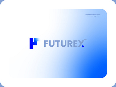 F LETTER FUTUREX LOGO DESIGN (TECH , GRADIENT LOGO) abstract logo app icon awesome logo blue gradient logo branding branding identity f letter logo freedom gradient logo gradient logo initial letter logo logo logo design logo type logotype negative space logo new logo tech logo