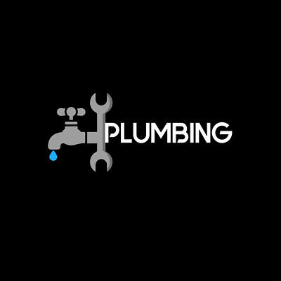 Plumbing Style branding graphic design logo