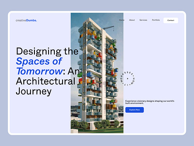 Architecture Website UI concept agency architecture b2b building business concept creative creativedumbs design designagency dynamic fashion futuristic interface design structures trendy design ui uiux userinterface ux