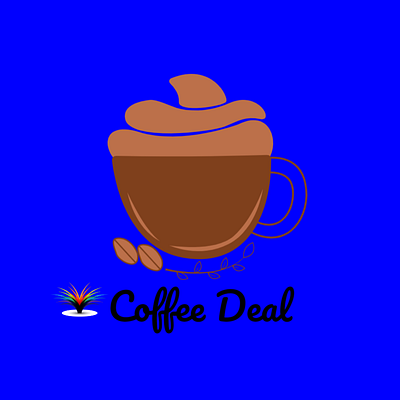 Coffee Lovers 3d graphic design logo