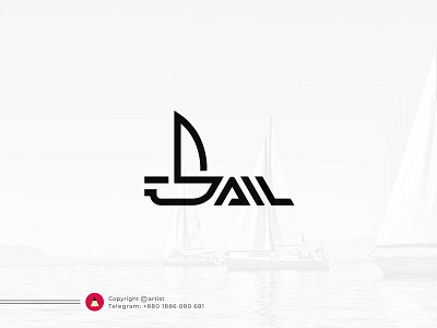 Sail artist logo boat boating branding creative logo icon lineart logo logo design logo designer minimalist logo sail sailor sea simple logos top typhography typography logo yacht