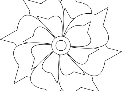 Flowers coloring page Design 3d animation branding coloring colouring page design floral flower flowers front design graphic design illustration logo mandala motion graphics page pages ui