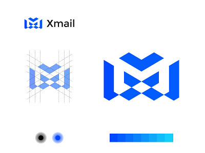 XMxmail logo concept brand brand design brand identity brand style branding brutalism concept logo creative logo cyberpunk futuristic identity letter m logo logo design logos logotype logotypes m logo neon popular logo