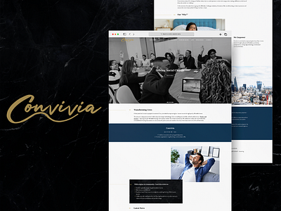 Convivia Web Design graphic design ui web design