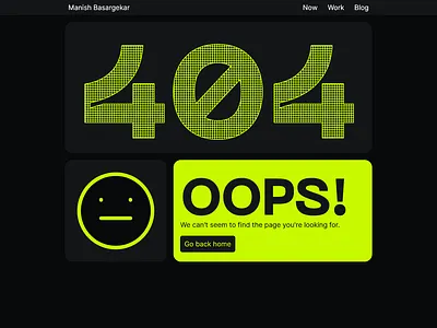404 design typography ui ux