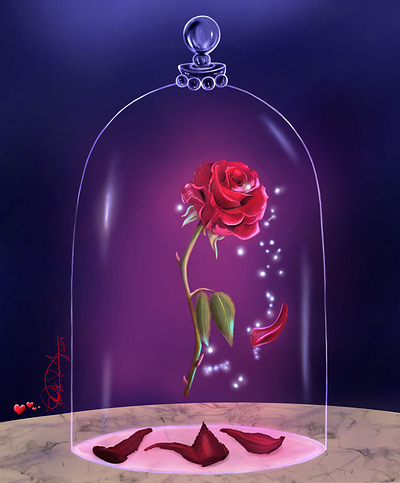 Enchanted Rose digitalillustration