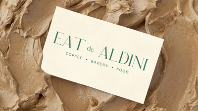 Eat de Aldini - cafe brand identity brand design brand identity branding cafe branding cafe identity cafe logo coffee design graphic design logo minimal лого фирменный стиль