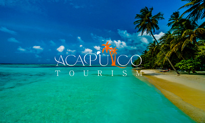 ACAPULCO tourism LOGO 3d branding design graphic design illustration logo typography vector