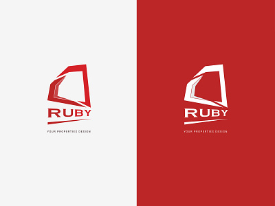 Ruby Properties branding graphic design logo