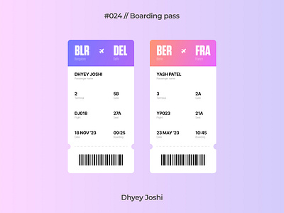 Day 024 - Boarding pass 024 boarding branding community dailyui design figma illustration logo mobile pass ui ux website