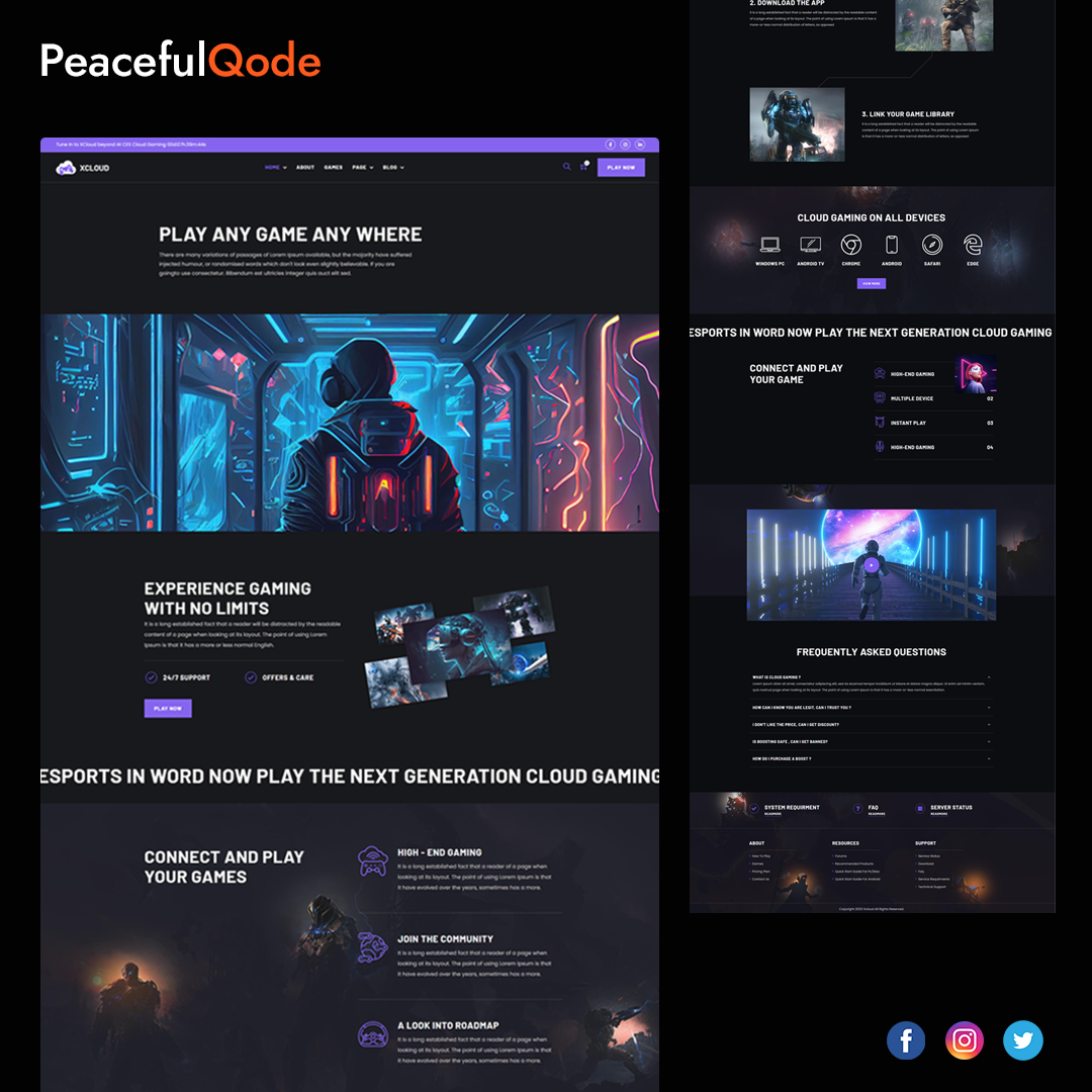 Example of Website Design + Development